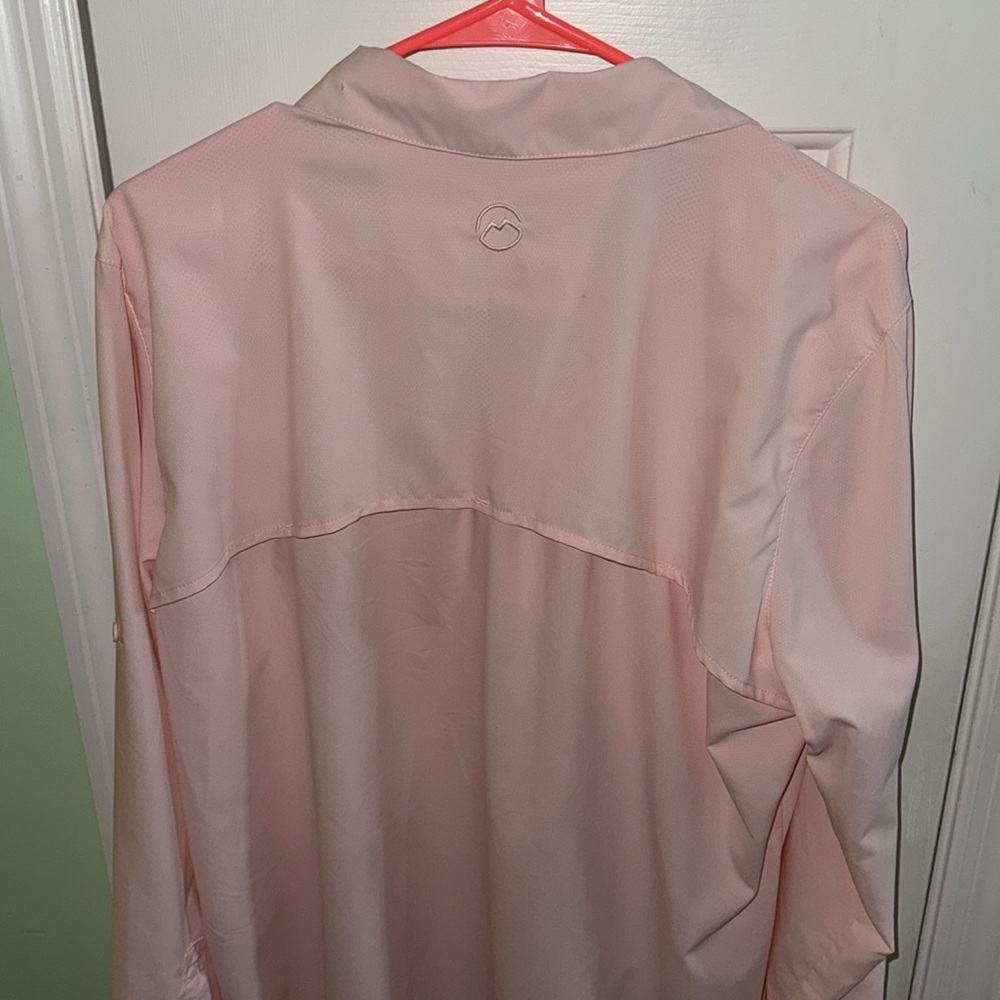 Magellan Pink Outdoors Women’s Overcast Long Sleeve Plus Size Fishing Shirt 2X - Picture 7 of 7